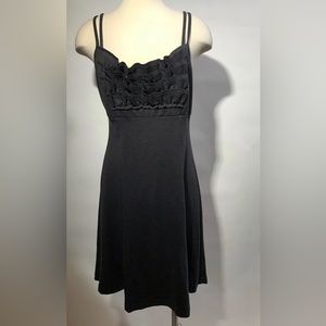 WESTONWEAR flirty little double strapped summer dress with ruffles around bust.